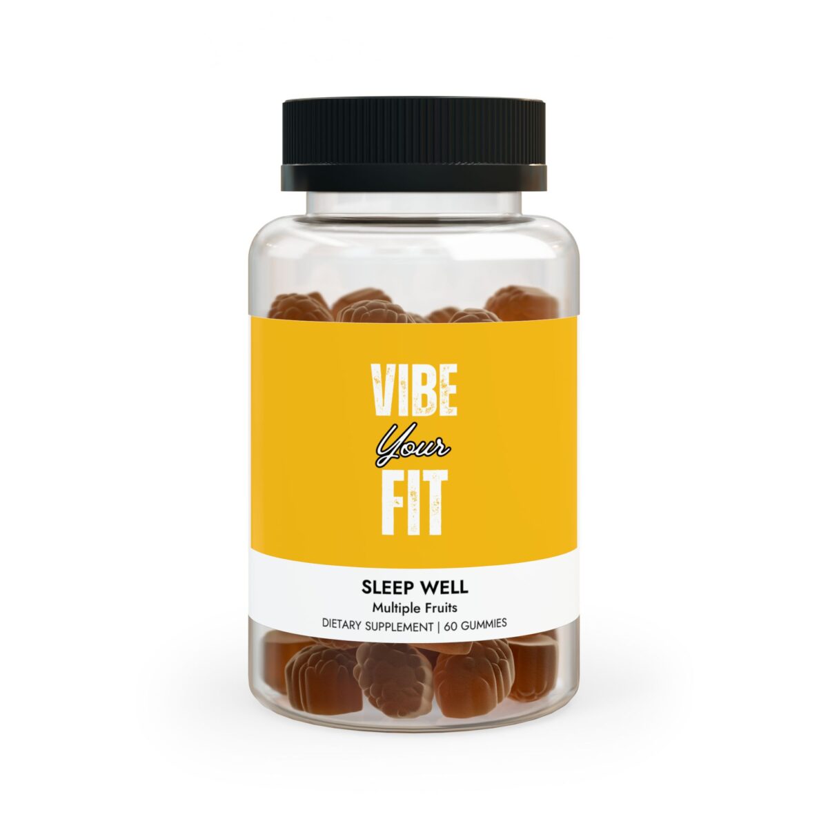 Sleep Well Gummies #Vibe Your Fit# 60 Count, Natural Rest & Relaxation Support