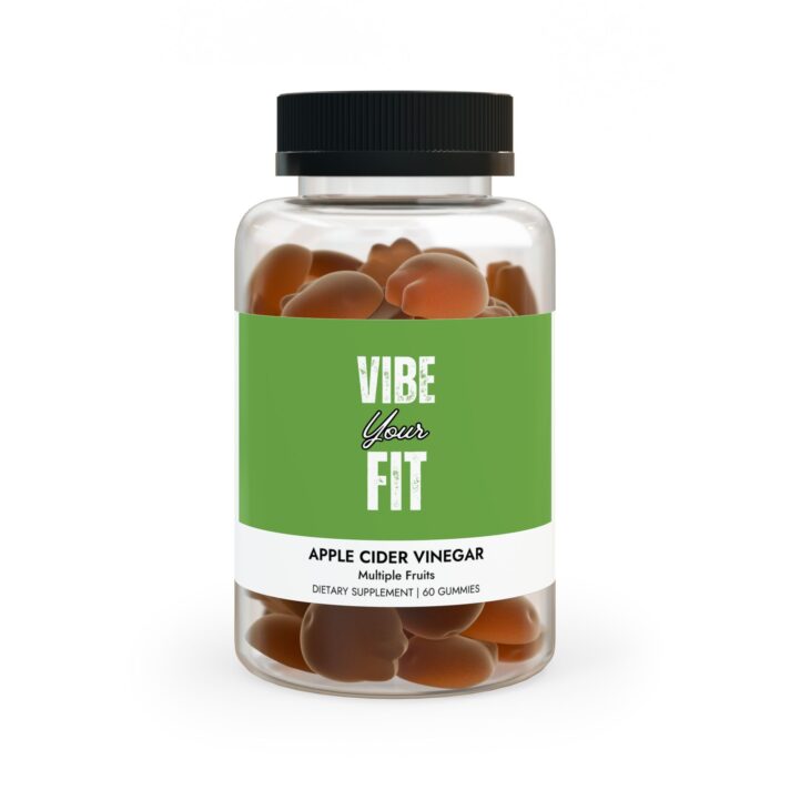 Apple Cider Vinegar Gummies 60 Count #Vibe Your Fit# Vegan Support for Fitness & Wellness